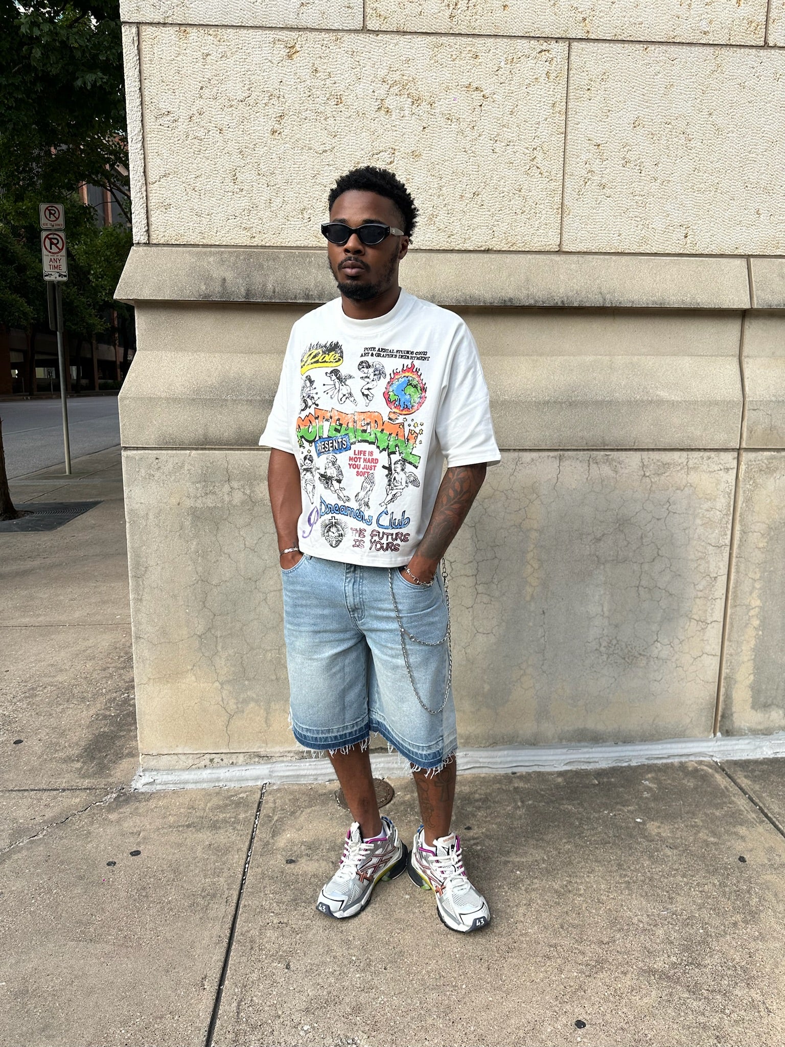 LIFE NOT HARD CROPPED TEE
