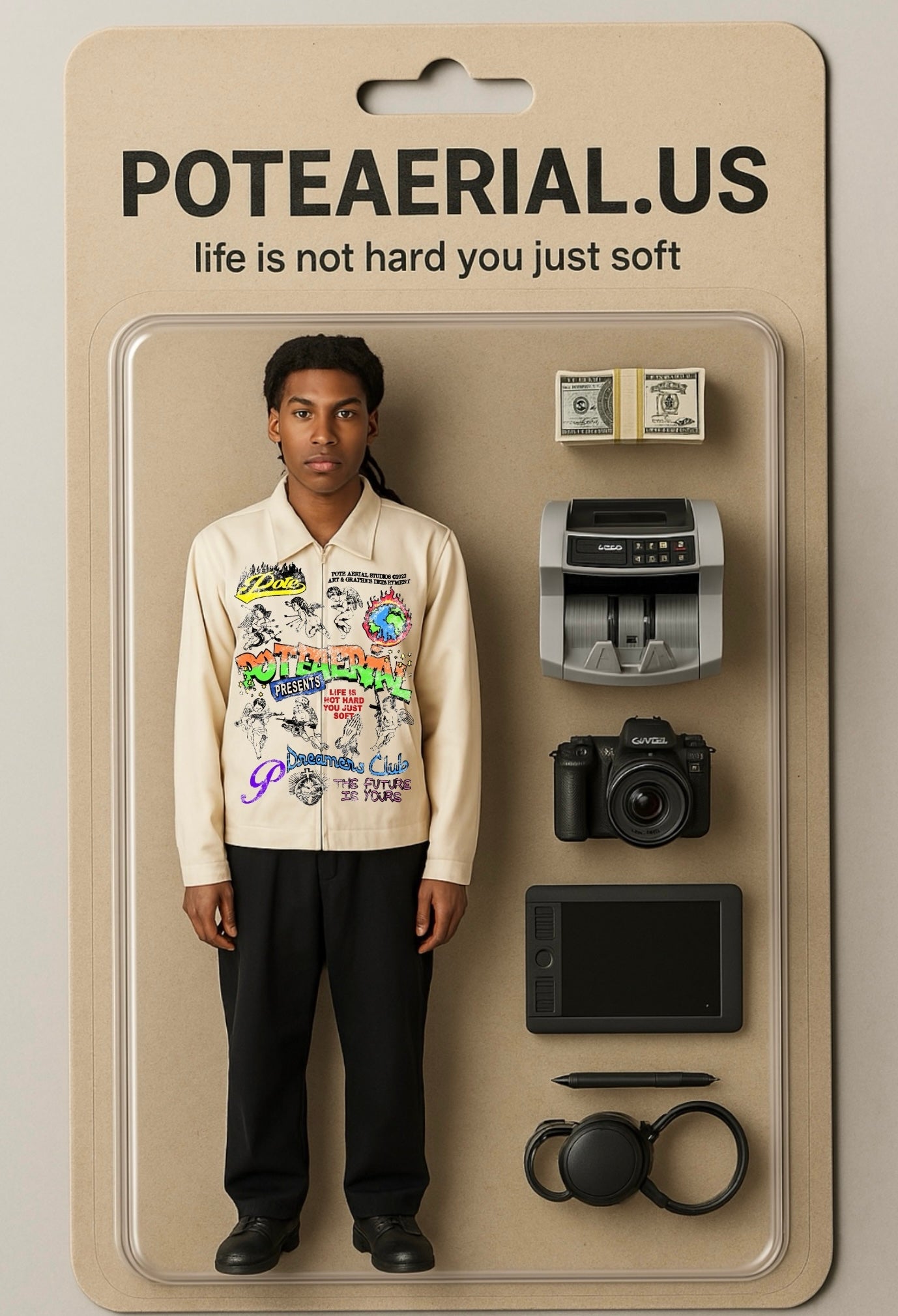 LIFE IS NOT HARD JACKET
