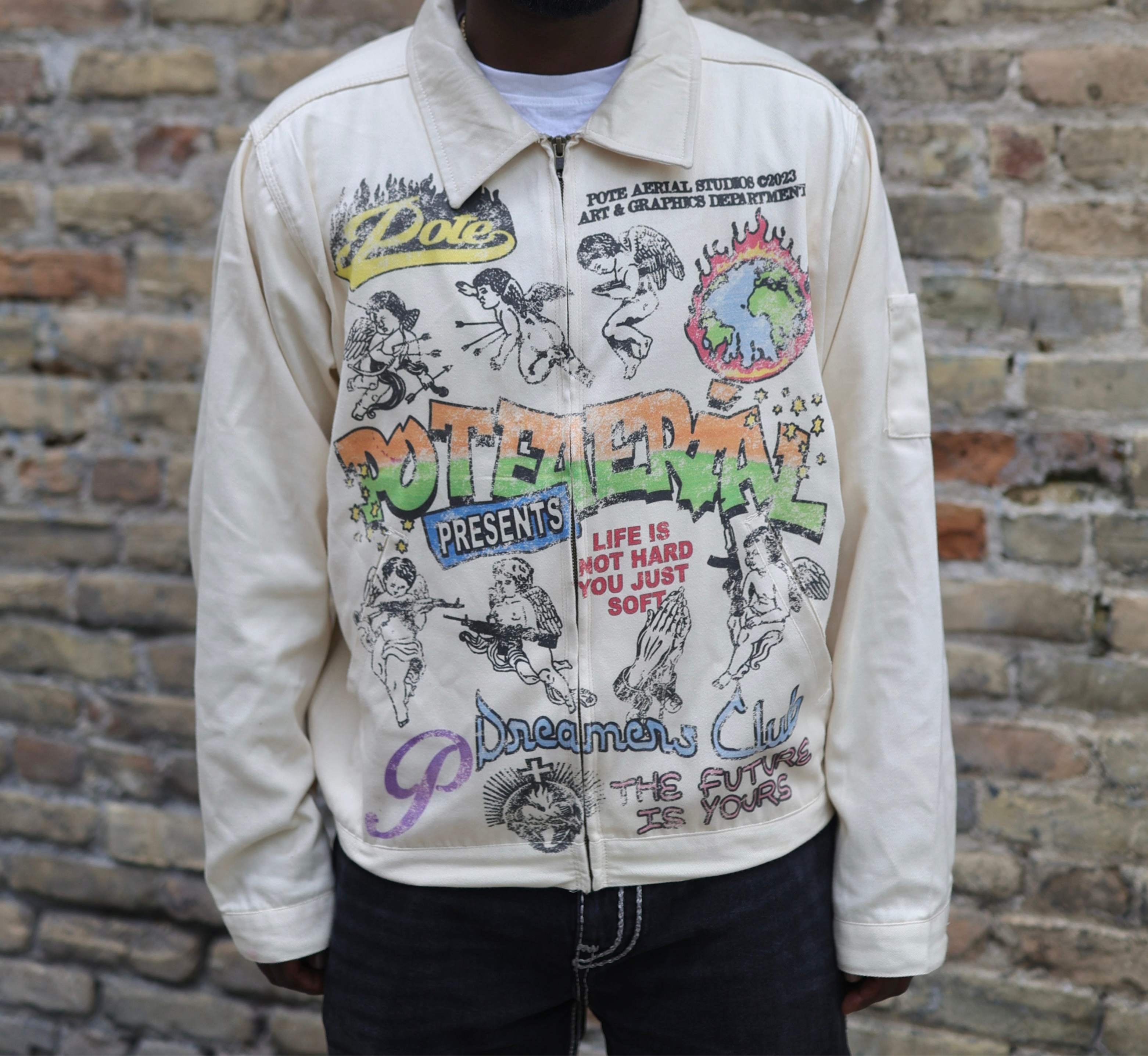 LIFE IS NOT HARD JACKET