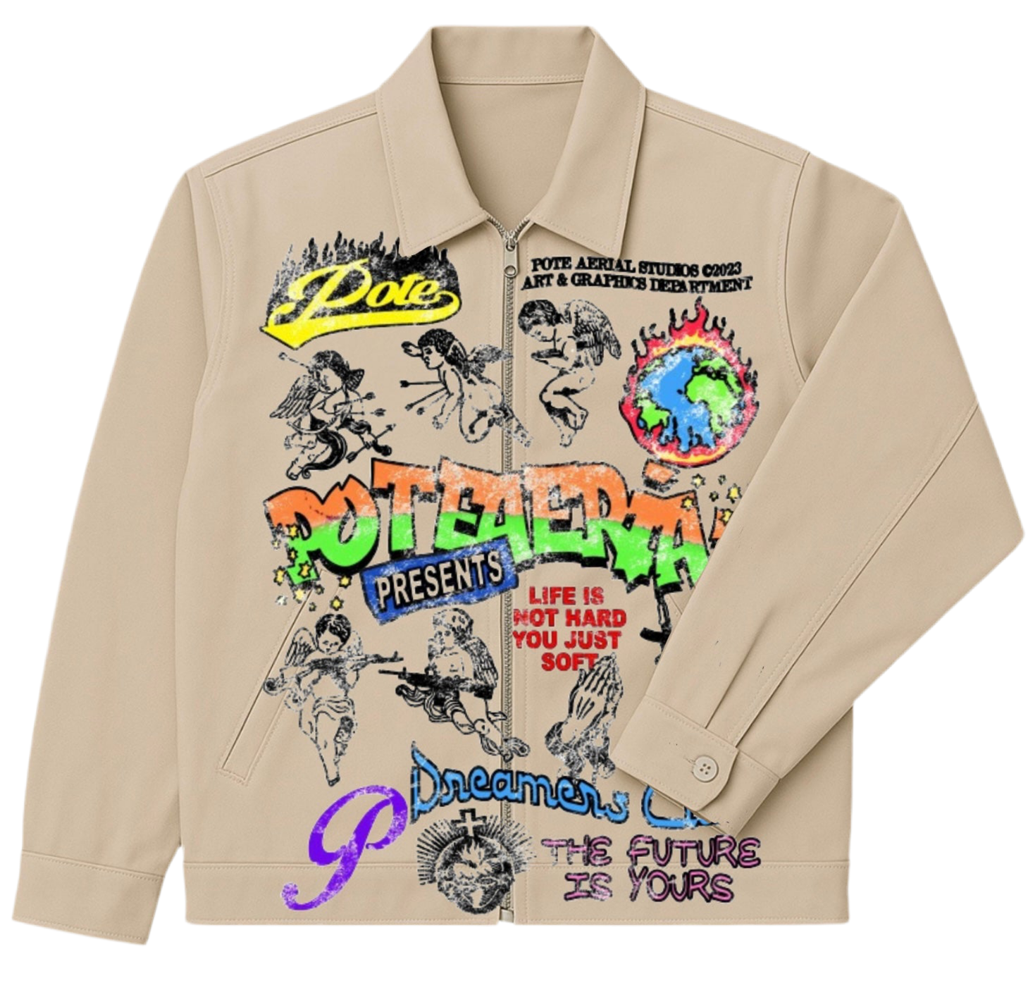 LIFE IS NOT HARD JACKET