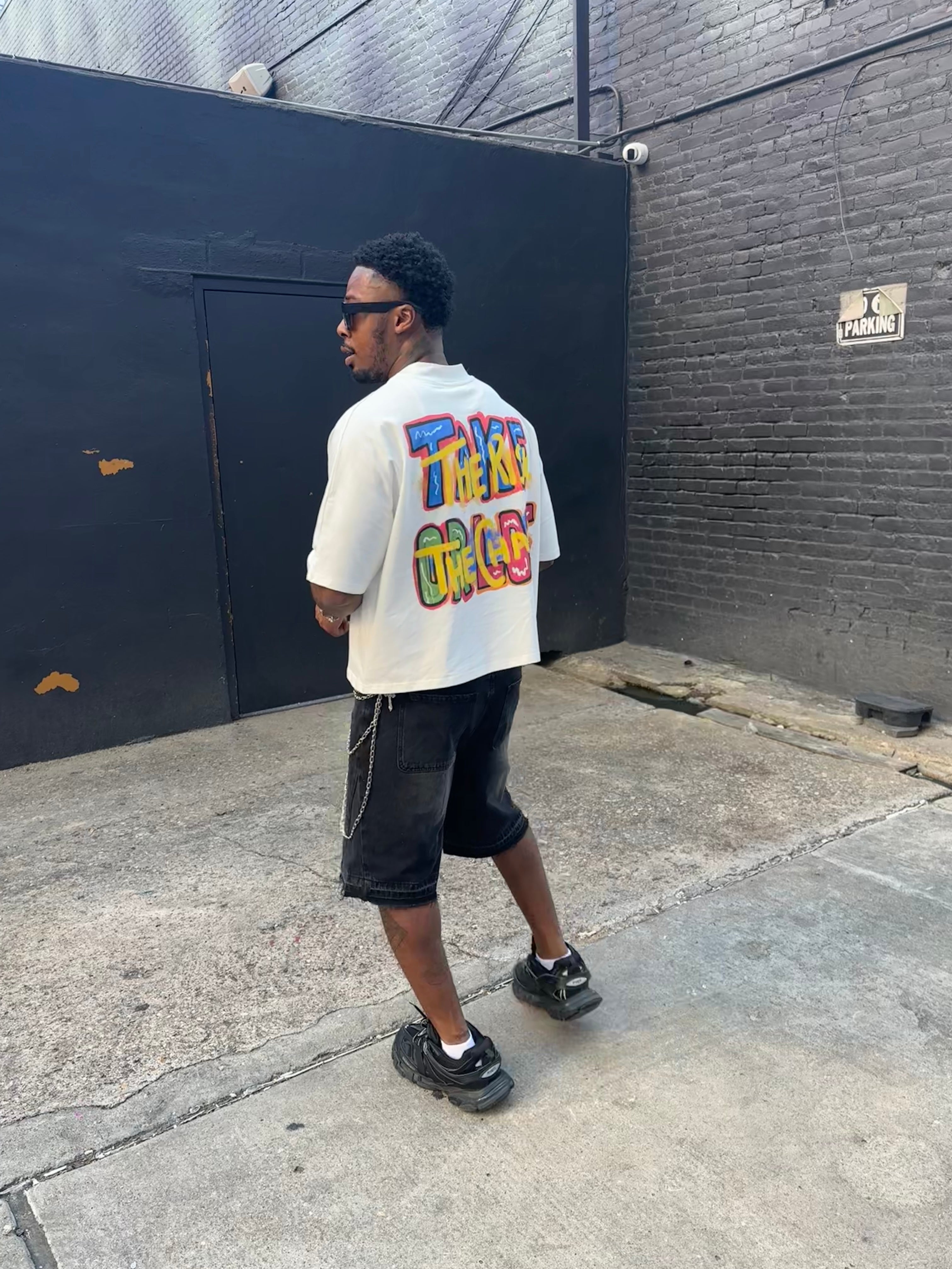 POTE RECORDS CROPPED TEE
